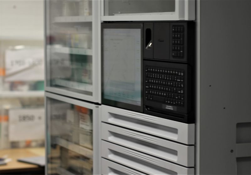 picture of electronic drug cabinet